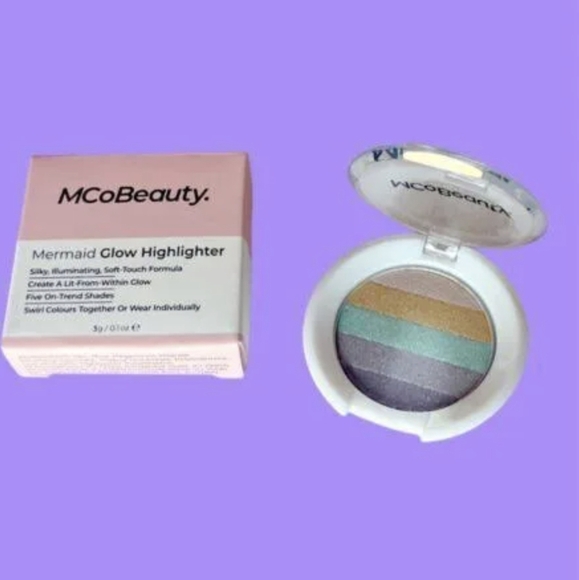MCoBeauty Mermaid Glow Highlighter (New) 3g 0.1oz NIB - Picture 4 of 13